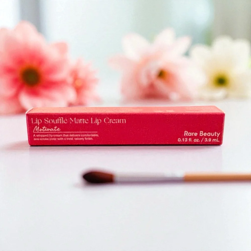 💎 Rare Beauty Lip Soufflé Matte Lip Cream in Shade Motivate Full-Size New in Box